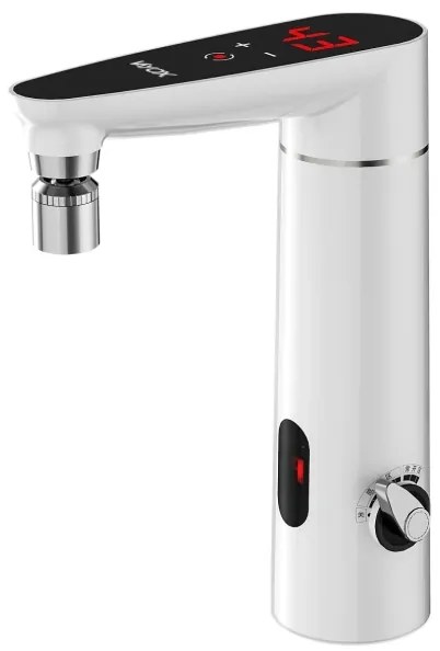 Scaldabagno touch 3000W/230V IPX4 con sensore e display LED bianco