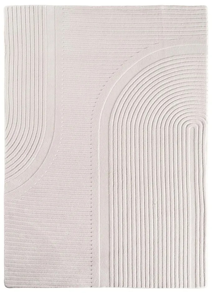 Passatoia color crema lavabile 80x250 cm Pompei 1612 – Ayyildiz Carpets