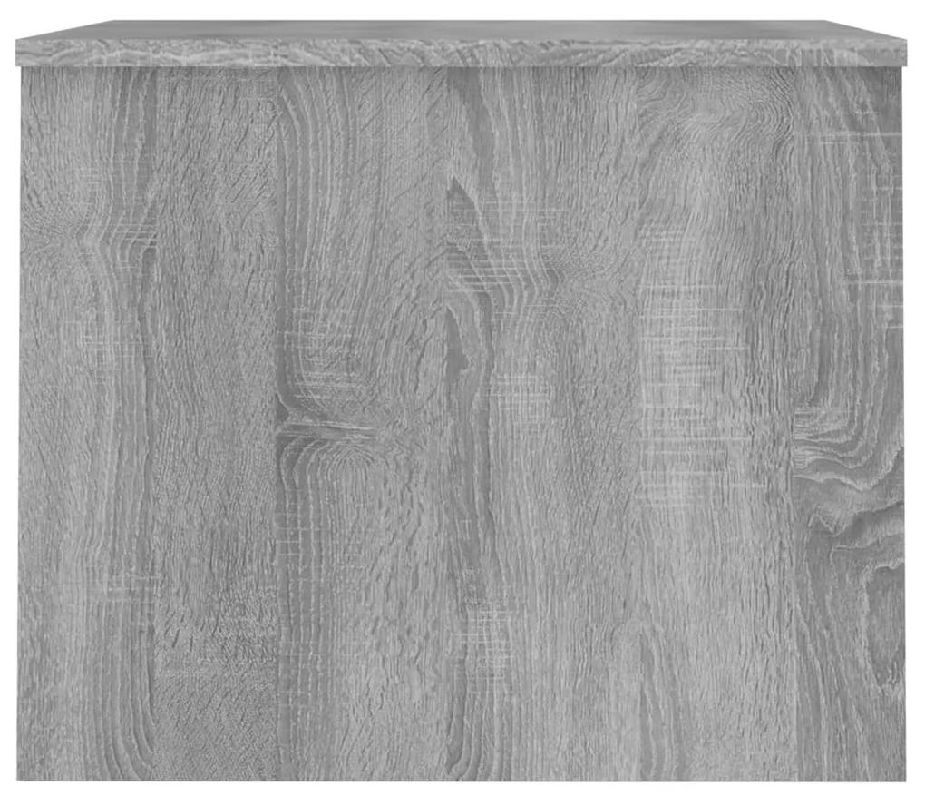Tavolino salotto grigio sonoma 80x50,5x41,5cm legno multistrato