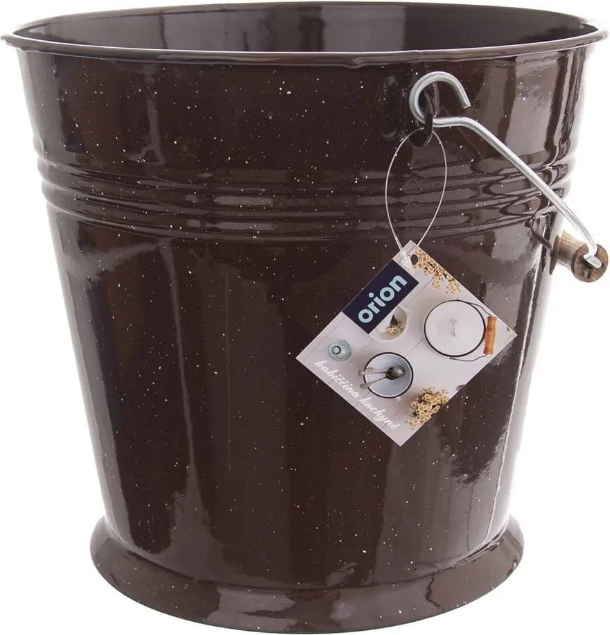 Secchio smaltato 10 l Brown - Orion