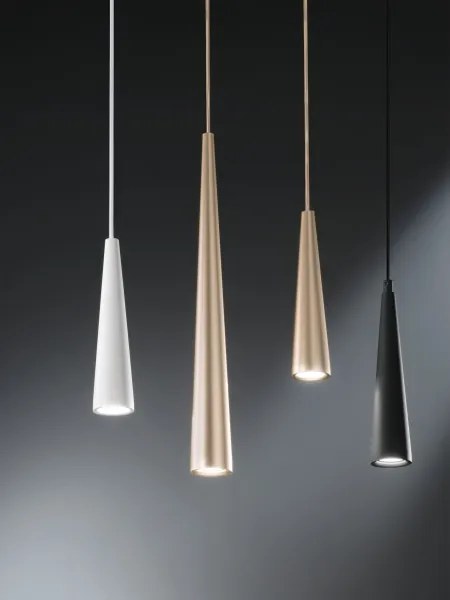 Ondaluce - Lampada a sospensione con cavo NOA 1xGU10/20W/230V pr. 5,5 cm dorata