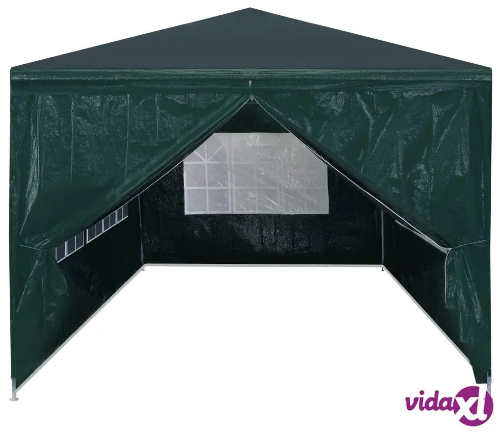 vidaXL Tendone per Feste in PE 3x6 m Verde