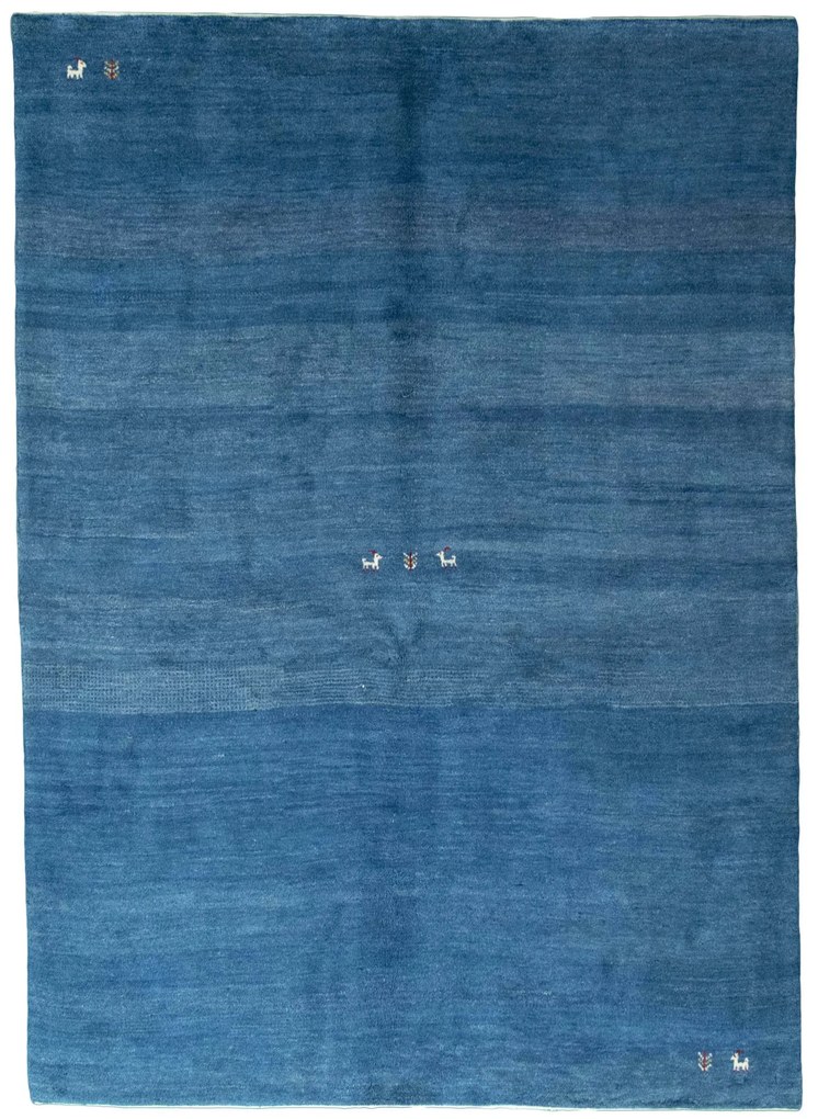 Gabbeh Tappeto 250x180 Blu (Iran) Annodato A Mano