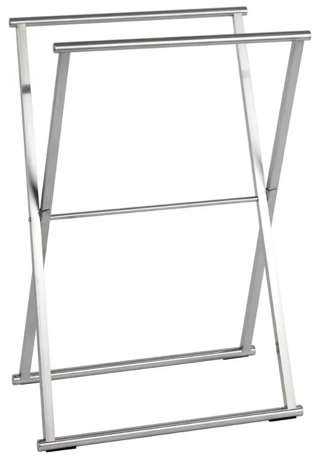 WENKO 22476100 - Porta asciugamani LAVA 53,5x80,5 cm acciaio inox/argento