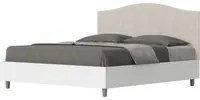 Letto Matrimoniale 160x200 cm con Rete e Contenitore Grace Sabbia