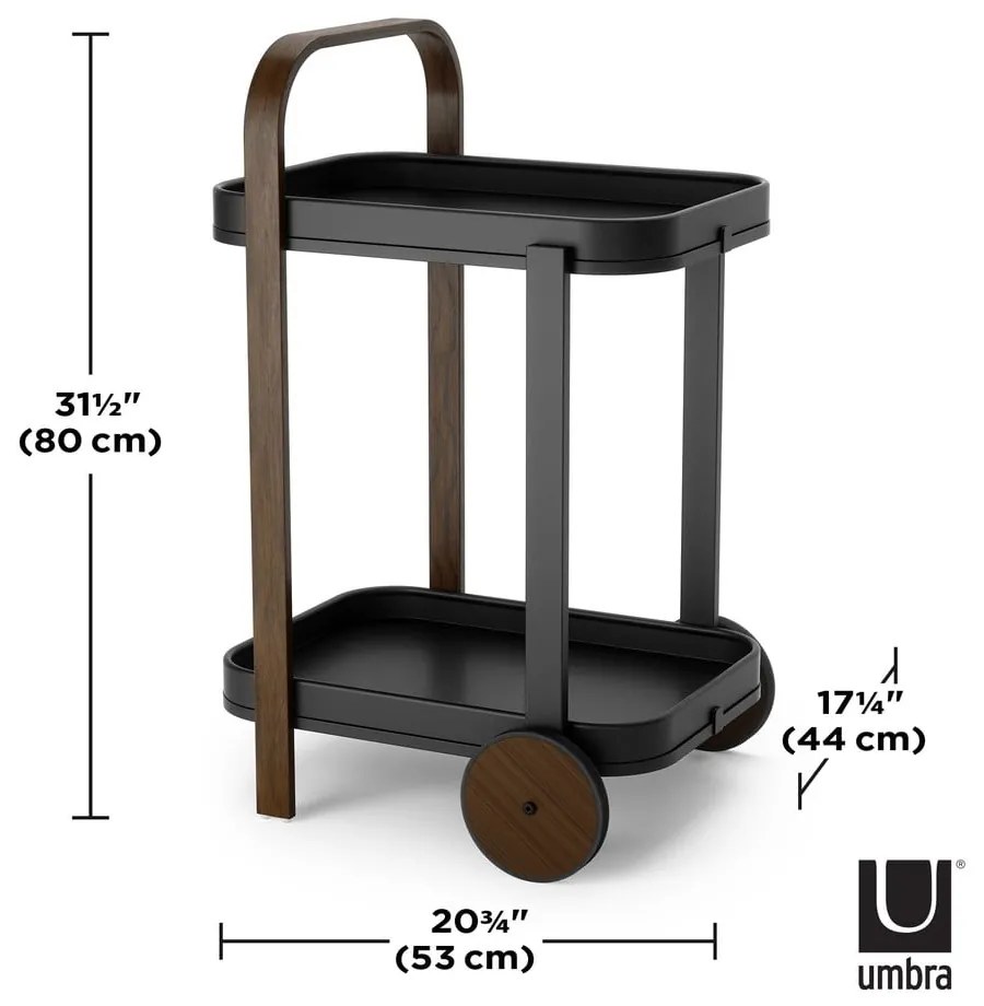 Tavolo da portata su rotelle 44x53 cm Bellwood - Umbra