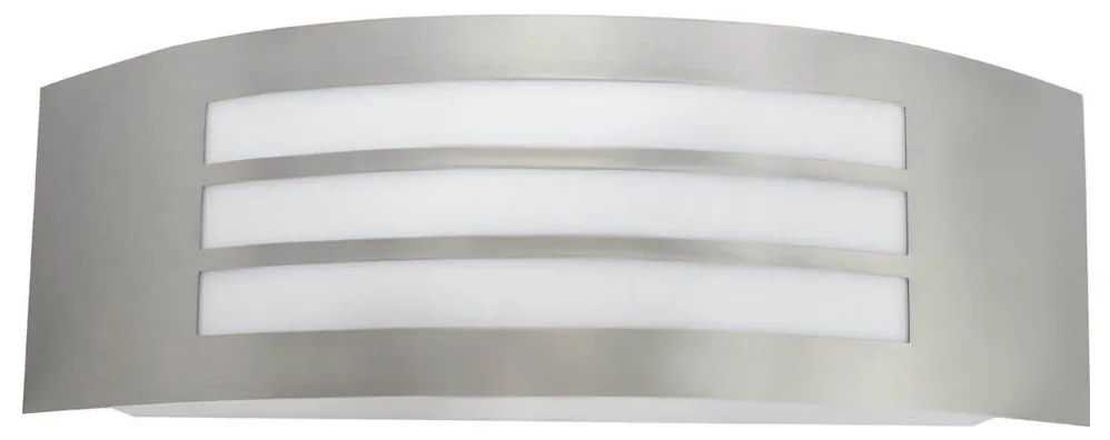 Applique Policarbonato e Acciaio INOX 1 x E27