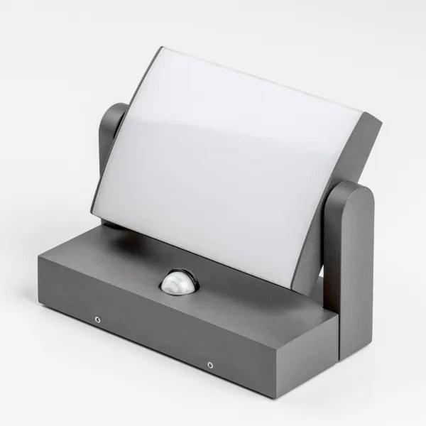 Redo 90587 - Lampada da esterno LED con sensore FLIP LED/20W/230V 3000K IP54 antracite