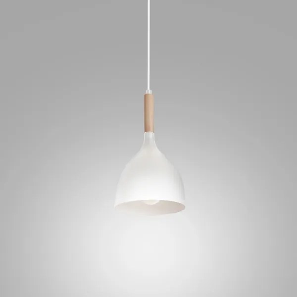 Lampadario a sospensione con filo NOAK WOOD 1xE27/60W/230V