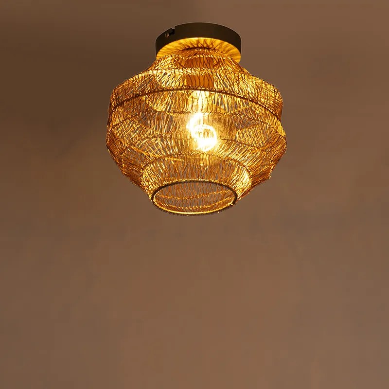 Plafoniera orientale oro 25 cm - Vadi