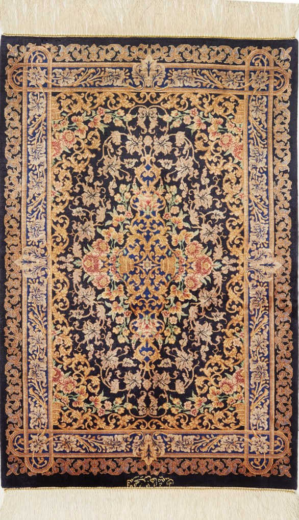 Ghom Tappeto persiano 60x90 (Iran) Annodato A Mano