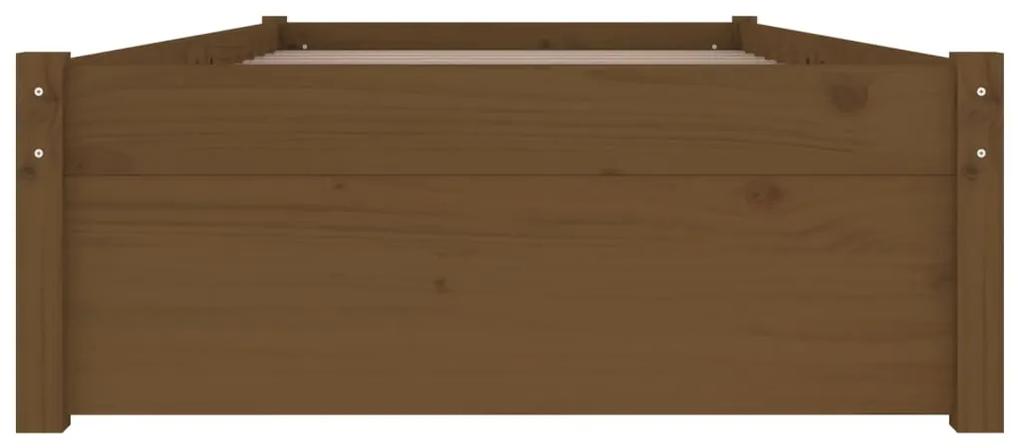 Giroletto con cassetti miele 90x200 cm