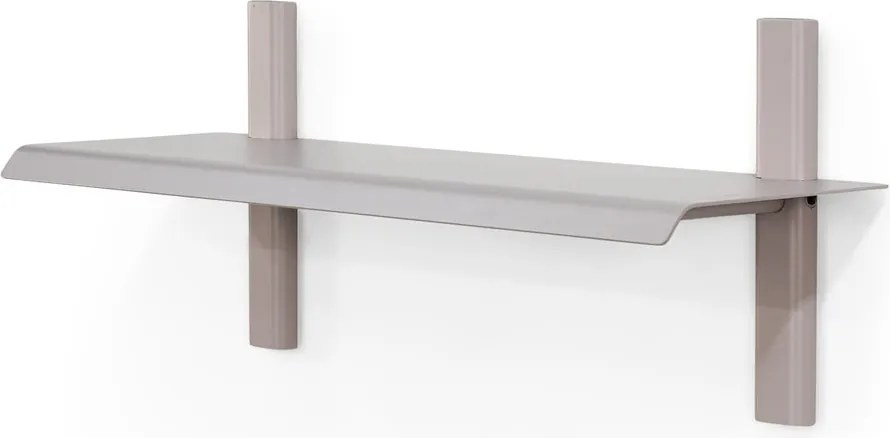 Mensola grigio tortora in metallo 60 cm Hola – Spinder Design