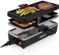 Tristar Griglia Raclette per 2 Persone RA-2741 400 W 23,8x10,4 cm Nera 439475