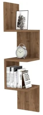 Mensola angolare ZIKZAK 105,5x25 cm marrone