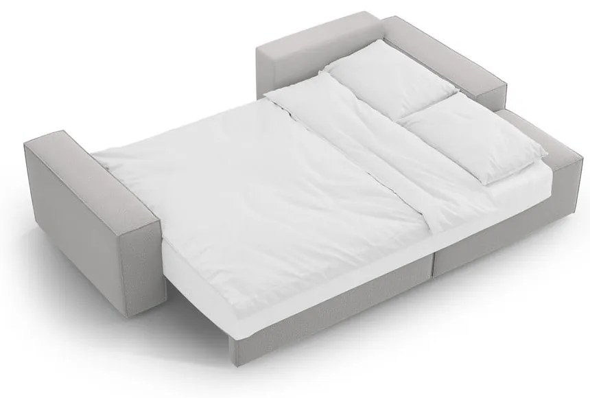 Divano letto angolare grigio chiaro (angolo destro) Jodie - Micadoni Home