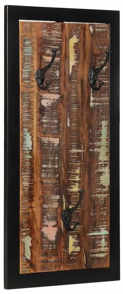 Appendiabiti Multicolore 40x2x80 Cm İn Legno Massello Recupero /