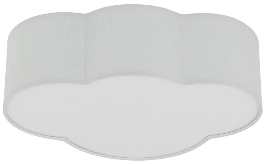 Brilagi - Plafoniera per bambini NIMBUS MINI 2xE27/15W/230V 31x43 cm grigio