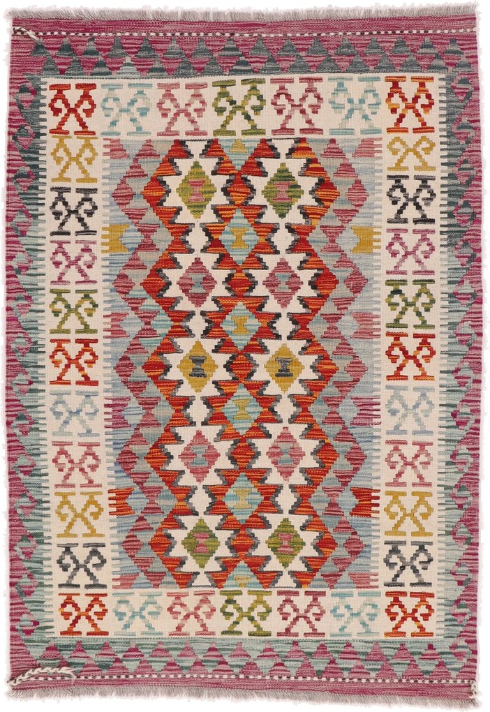Kilim Tappeto orientale 110x150 (Afghanistan) Tessuto A Mano