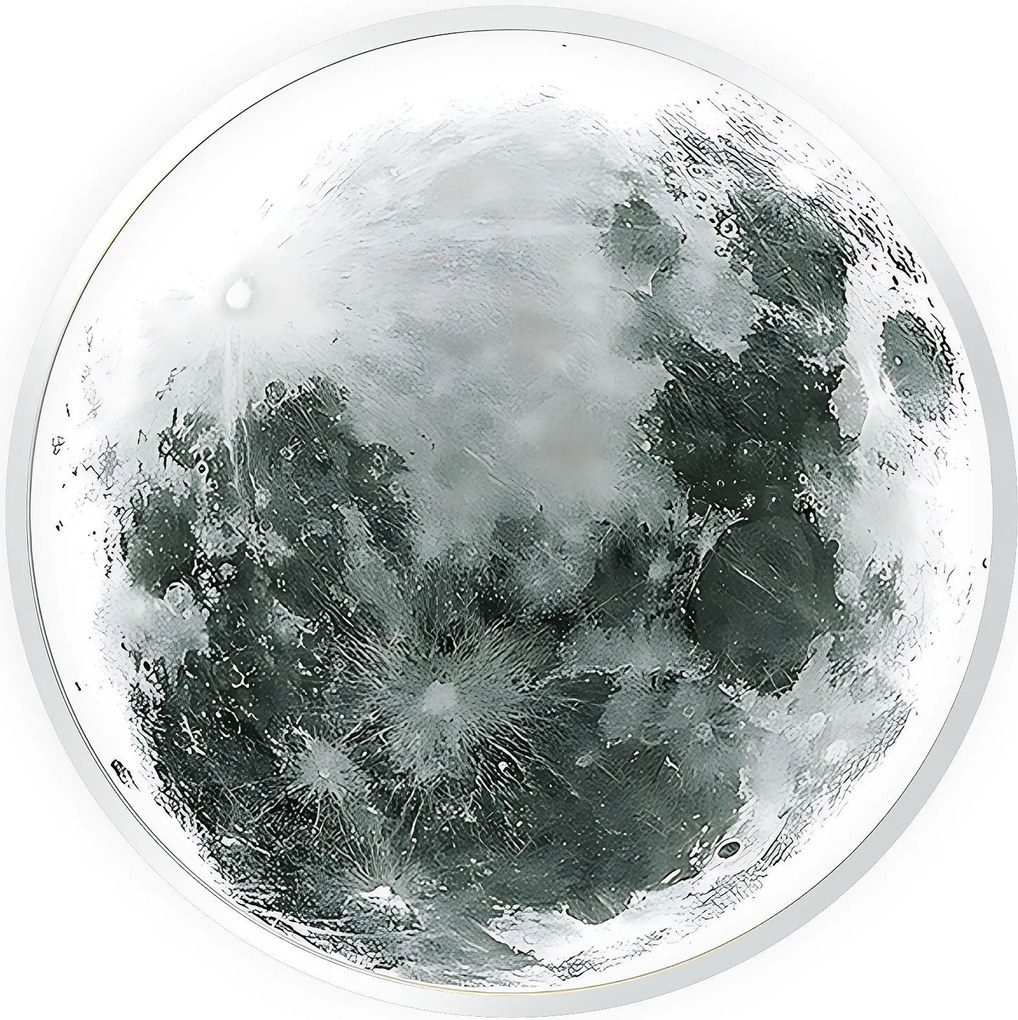 Lampada da soffitto APP1806-CW Moon LED White