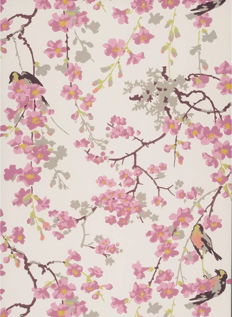 Little Greene Tapete Massingberd Blossom - Mineral