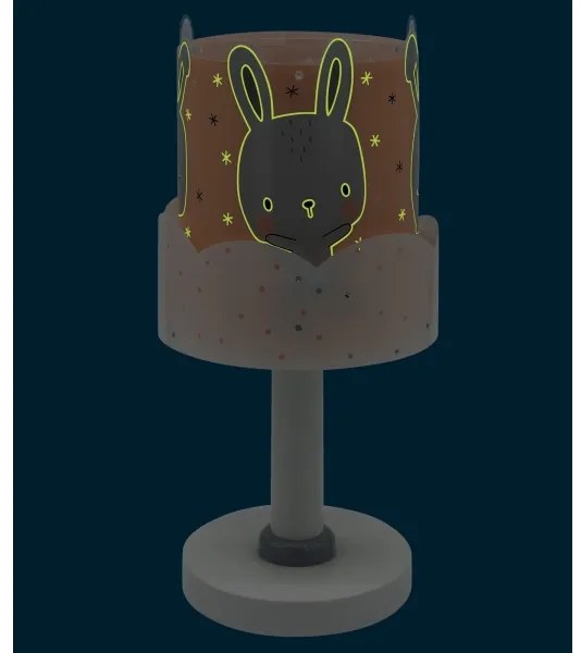 Dalber 61151S - Lampada per bambini BUNNY 1xE14/40W/230V arancio