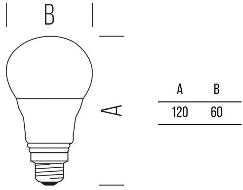 Goccia 1521lm 13,6W E27 OP WW DIM