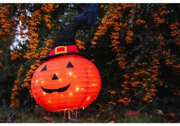 Retlux - LED Decorazione per esterni HALLOWEEN LED/3xAA/bianco caldo IP44 zucca