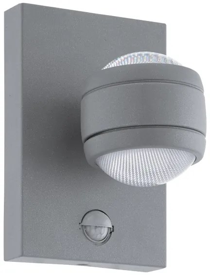 Eglo 96019 - Applique a LED da esterno con sensore SESIMBA 1 2xLED/3,7W