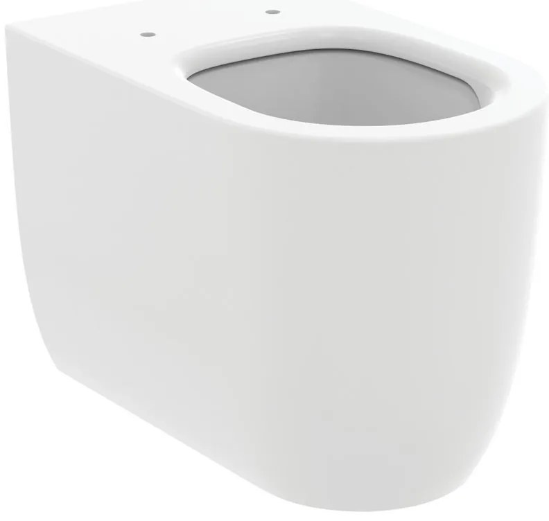 Vaso WC filomuro IDEAL STANDARD blend curve fisnas, sedile escluso P 56.5 x L 36 x H 40 cm bianco opaco