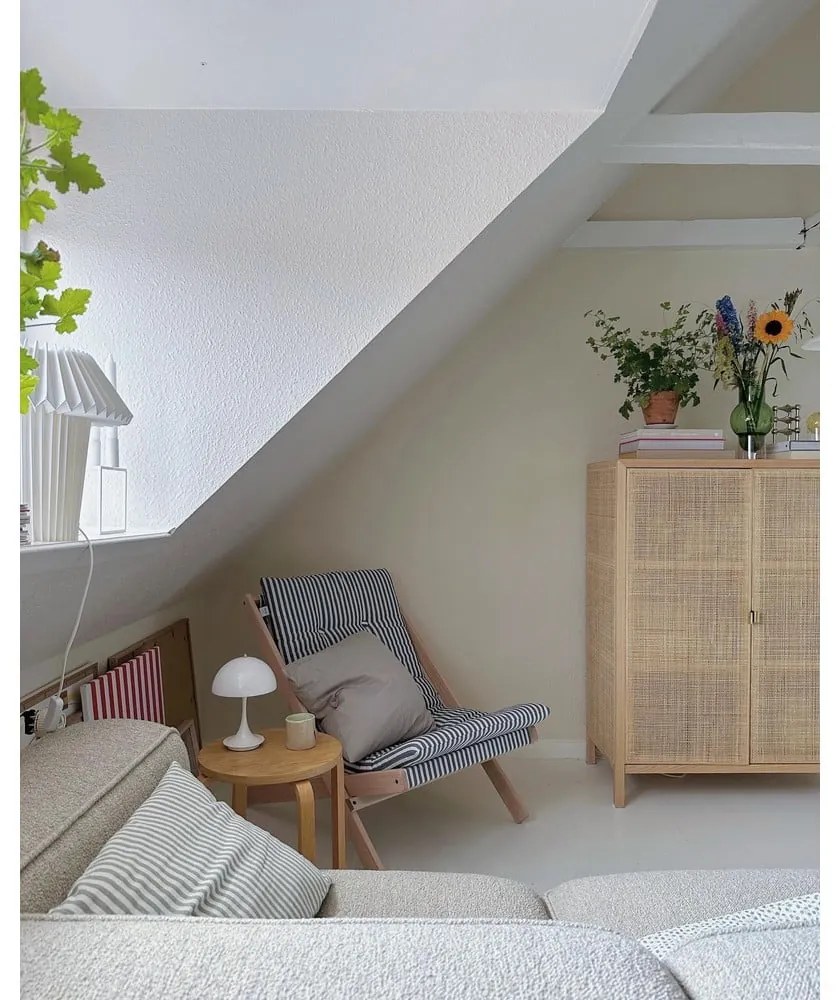 Sedia pieghevole Raw/Beach Blue Boogie - Karup Design