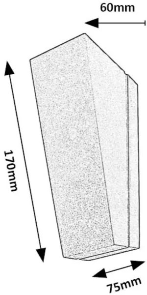 Rabalux 77065 - Applique a LED da esterno TEMSE LED/3W/230V IP65 antracite
