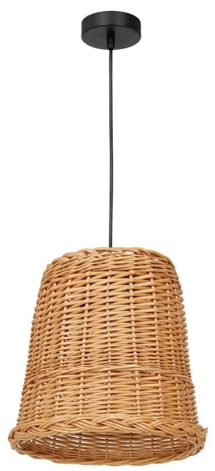 Lampadario su corda VIMINI 1xE27/40W/230V rattan