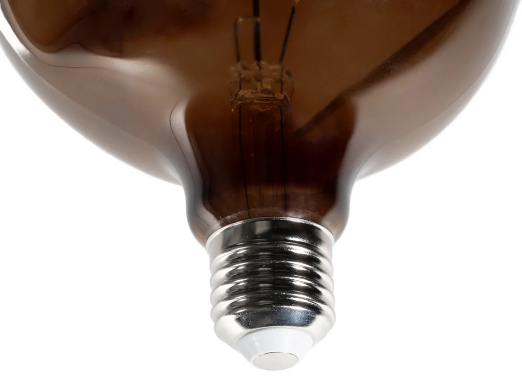 Set di 5 lampadine LED E27 dimmerabili T125 marroni 4W 120 lm 1800K