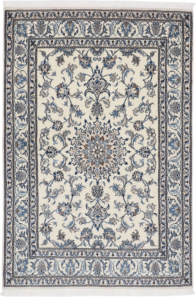 Nain Tappeto 220 x 150 (Iran) Annodato A Mano