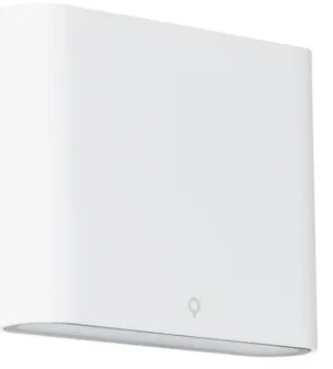 Lampada da parete moderna per esterni bianca 11,5 cm con LED - Batt