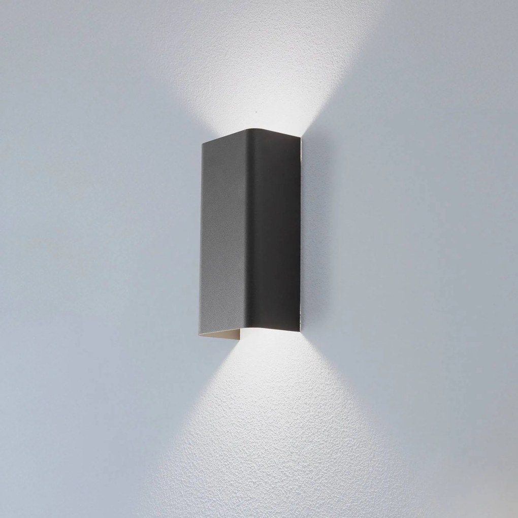 Applique da parete Bergen Nowodvorski Lighting, dimmerabile, Alluminio / Grigio / Zincato, Soggiorno / Sala da pranzo, Metallo, Moderno, Applique