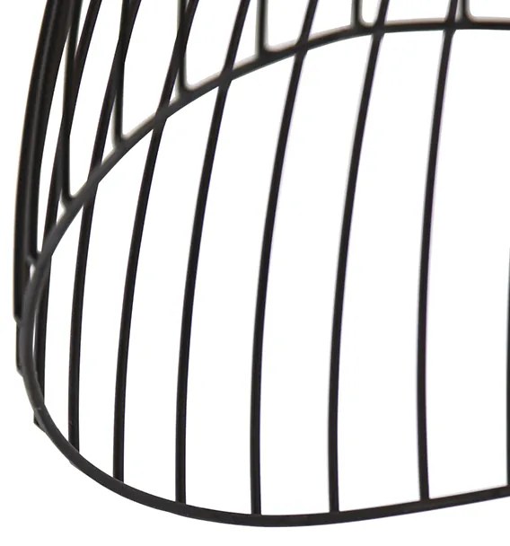 Plafoniera di design nera 29 cm - Pua