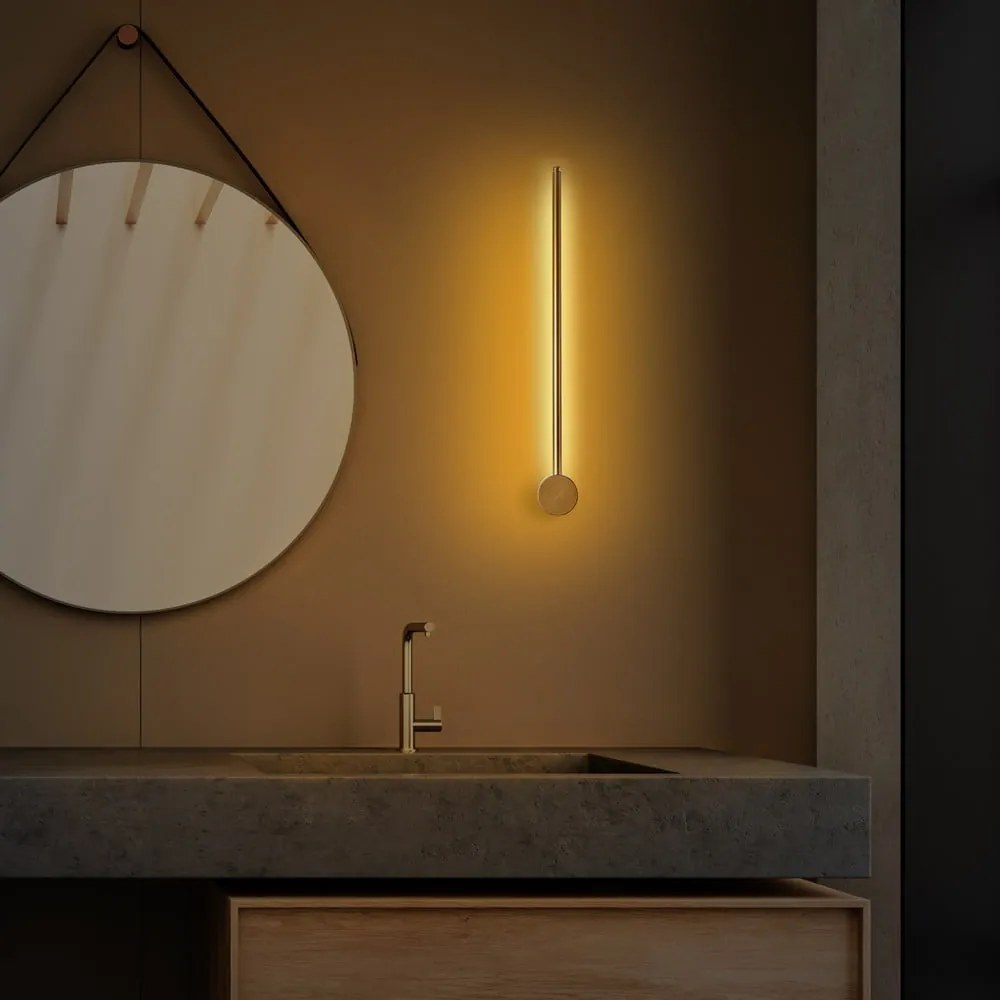 Lampada da parete LED dorata Sword – Opviq lights