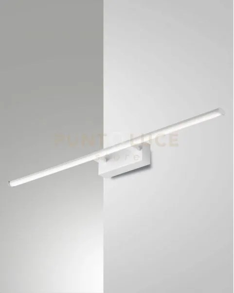 Nala  applique bianco l.75cm a led 3000k - 15w - 1850 lm ip44
