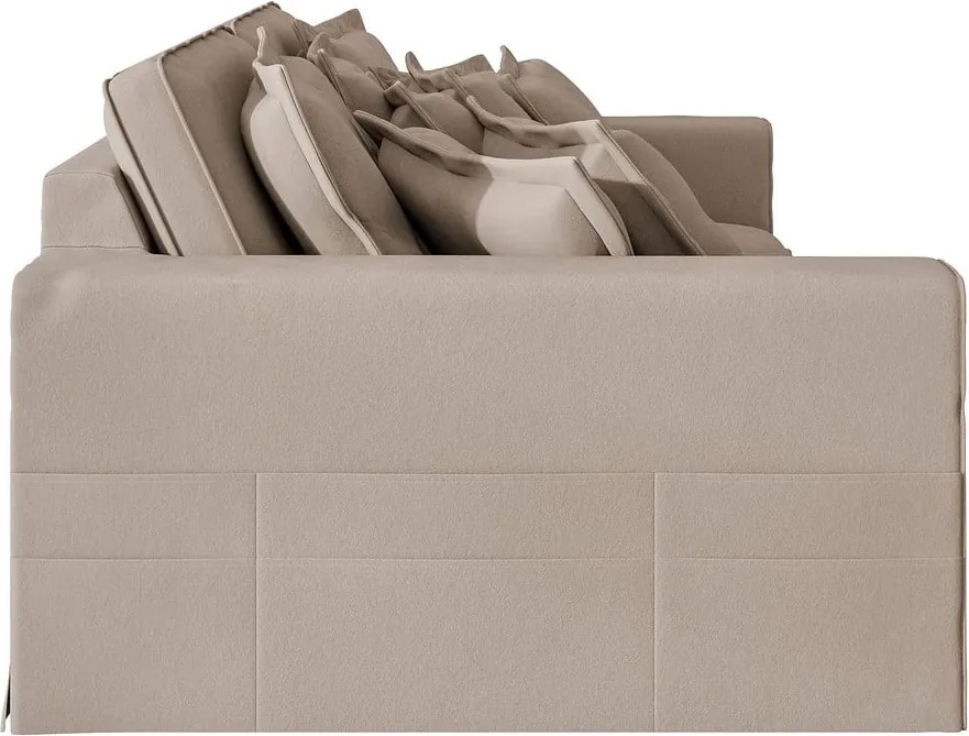 Divano marrone chiaro 236 cm Nora – Ropez