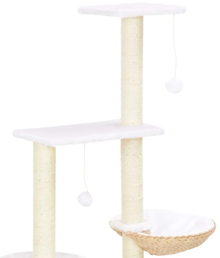 Albero per gatti con tiragraffi in sisal seagrass