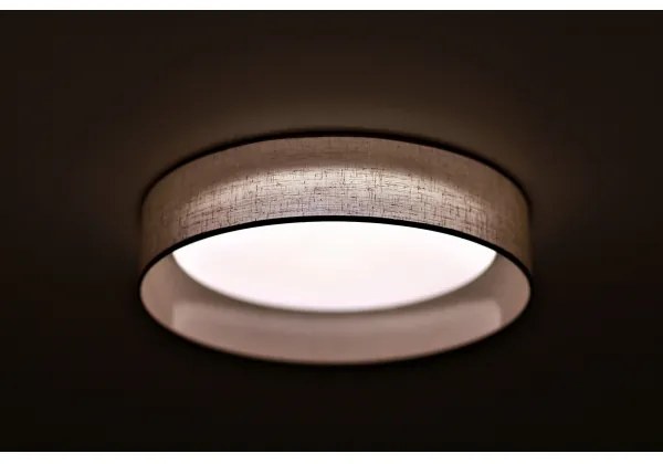 Duolla - Plafoniera LED ROLLER LED/24W/230V diametro 45 cm grigio chiaro