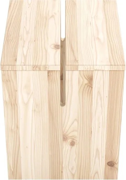 Sgabello di colore naturale in pino massiccio Join-In – Karup Design