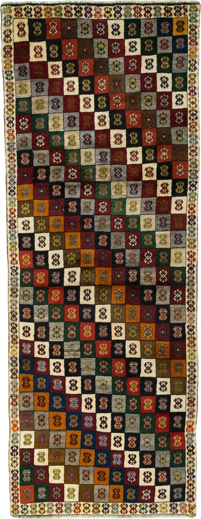 Gabbeh Tappeto 300x110 (Iran) Annodato A Mano