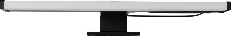Lampada LED da Specchio 35cm 4W Bidirezione Nera IP44 Tripla Installazione Colore Bianco Caldo 3.000K