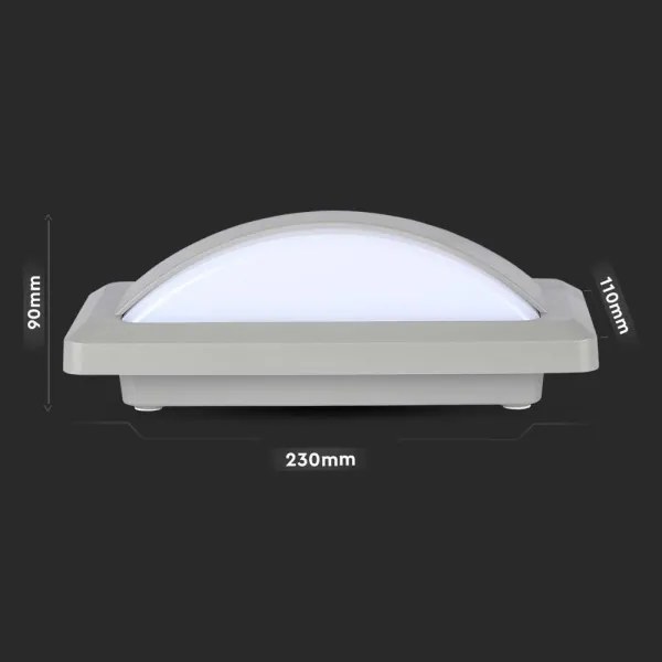 LED Applique da esterno LED/12W/230V 6400K IP65