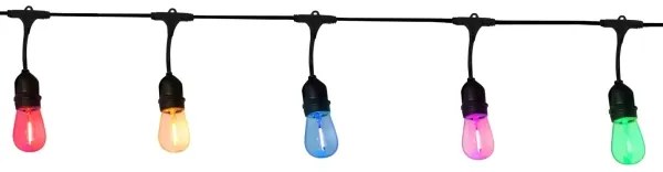 Catena decorativa da esterno LED PARTY NEON 7,6 m 10xE27/0,6W/36V IP44