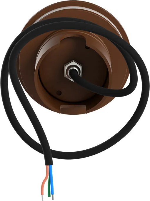 Faro LED interrato da Giardino 6W IP67 220V Luce Radente 360°- Corten