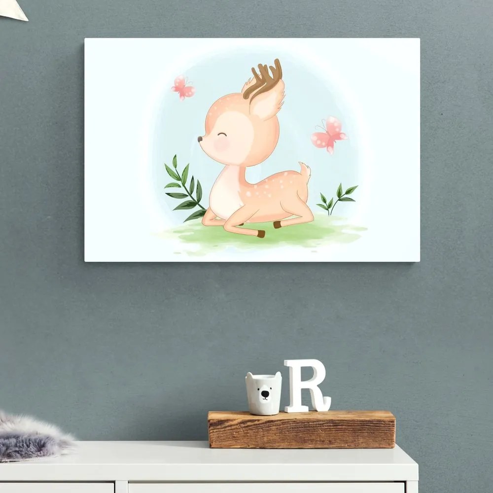 Stampa su tela – Cerbiatto adorabile